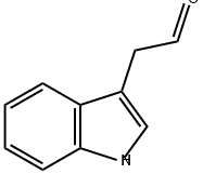 吲哚-3-乙醛 结构式