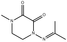 2,3-Piperazinedione,1-methyl-4-[(1-methylethylidene)amino]-(9CI) 结构式