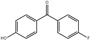 4-氟-4'-羟基二苯甲酮 结构式
