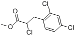 METHYL 2-CHLORO-3-(2,4-DICHLOROPHENYL)PROPANOATE 结构式