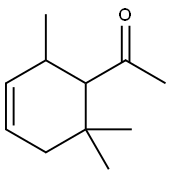 1-(2,6,6-trimethyl-3-cyclohexen-1-yl)ethan-1-one  结构式