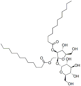 蔗糖二月桂酸酯 结构式