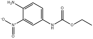 N-(4-氨基-3-硝基-苯基)氨基甲酸乙酯 结构式
