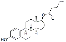 Valeric acid, 3-hydroxyestra-1,3,5(10)-trien-17β-yl ester, (+-)- (8CI) 结构式