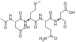 乙酰基-天冬氨酰-蛋氨酰-谷氨酰胺酰-天冬氨醛 结构式