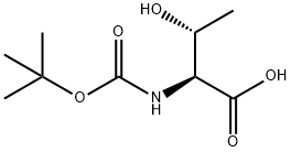 Boc-L-苏氨酸 结构式