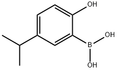 Boronic acid, [2-hydroxy-5-(1-methylethyl)phenyl]- (9CI) 结构式