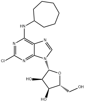 Adenosine, 2-chloro-N-cycloheptyl- 结构式