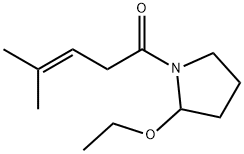 Pyrrolidine, 2-ethoxy-1-(4-methyl-1-oxo-3-pentenyl)- (9CI) 结构式