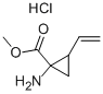 (1R,2S)-1-氨基-2-乙烯基环丙烷甲酸甲酯盐酸盐 结构式