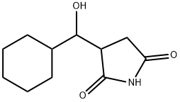 2,5-Pyrrolidinedione, 3-(cyclohexylhydroxymethyl)- (9CI) 结构式