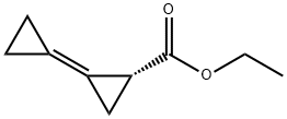 Cyclopropanecarboxylic acid, cyclopropylidene-, ethyl ester, (1R)- (9CI) 结构式