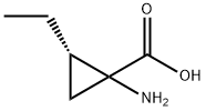 Cyclopropanecarboxylic acid, 1-amino-2-ethyl-, (2S)- (9CI) 结构式