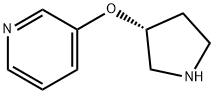 (R)-3-(吡咯烷-3-甲氧基)吡啶盐酸盐 结构式