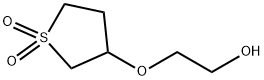 2-[(1,1-二氧化四氢-3-噻吩)氧基]乙醇 结构式