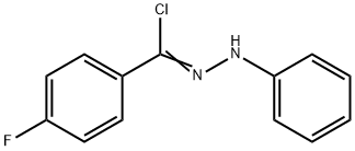 Benzoyl chloride p-fluoro-, phenylhydrazone 结构式
