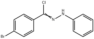 4-Bromobenzoyl chloride phenylhydrazone 结构式