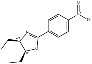 2-Oxazoline, 4,5-diethyl-2-(p-nitrophenyl)-, cis- 结构式