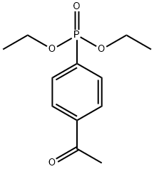 (4-ACETYL-PHENYL)-PHOSPHONIC ACID DIETHYL ESTER 结构式