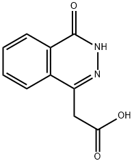 2-(4-氧-3,4-二氢邻苯二甲秦)乙酸 结构式