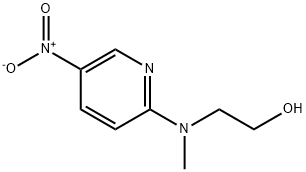 2-[N-methyl-N-(5-nitro-2-pyridyl)amino]ethanol  结构式
