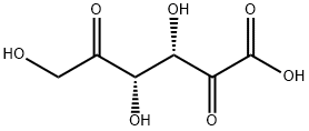 2,5-dioxo-D-gluconic acid 结构式