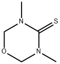 3,5-DIMETHYL-PERHYDRO-1,3,5-OXADIAZINE-4-THIONE 结构式