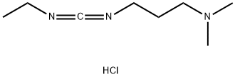 1-乙基-(3-二甲基氨基丙基)碳酰二亚胺盐酸盐 结构式