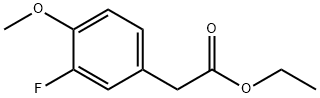 ethyl 2-(3-fluoro-4-methoxyphenyl)acetate 结构式