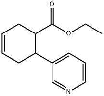 ETHYL 6-(3-PYRIDYL)CYCLOHEX-3-ENE-1-CARBOXYLATE 结构式