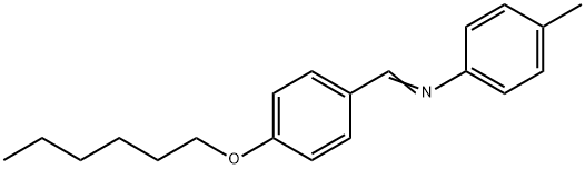 p-Hexyloxybenzylidenep-Toluidine 结构式