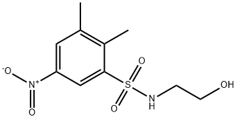 N-(2-hydroxyethyl)-2,3-xylenesulphonamide  结构式