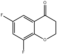 6,8-二氟苯并二氢吡喃-4-酮 结构式