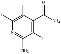 2-AMINO-3,5,6-TRIFLUORO-PYRIDINE-4-CARBOXAMIDE 结构式