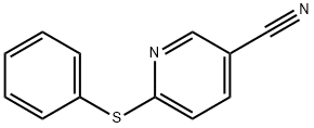 6-(苯硫基)烟腈 结构式