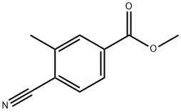 4-氰基-3-甲基苯甲酸甲酯 结构式