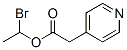 4-Pyridine Acetic Acid-Alpha-Bromo Ethyl Ester 结构式