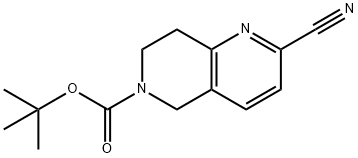 6-Boc-5,6,7,8-tetrahydro-1,6-naphthyridine-2-carbonitrile