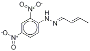 巴豆醛 2,4-二硝基苯腙-D3 结构式