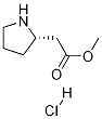 S-2-吡咯烷乙酸甲酯盐酸盐 结构式