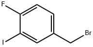 4-溴甲基-1-氟-2-碘苯 结构式