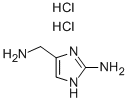 4-AMINOMETHYL-1H-IMIDAZOL-2-YLAMINE 2HCL 结构式