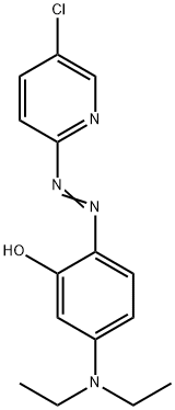 2-(5-Chloro-2-pyridylazo)-5-diethylaminophenol 结构式