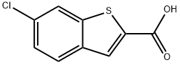 6-氯苯并[B]噻吩-2-羧酸 结构式