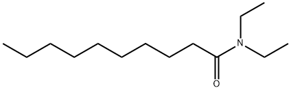 N,N-二乙基癸酰胺 结构式