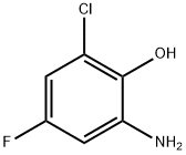 2-氨基-6-氯-4-氟苯酚 结构式