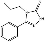 5-苯基-4-丙基-4H-1,2,4-三唑-3-基氢硫化物 结构式