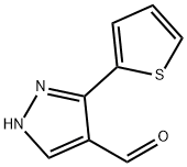 3-(2-噻吩基）吡唑-4-甲醛 结构式