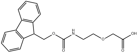 FMOC- 5-氨基-3-氧戊酸 结构式