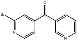 (2-Bromo-4-pyridinyl)-3-pyridinyl-methanone 结构式
